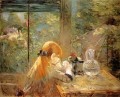 On The Veranda Berthe Morisot